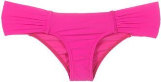 Amir Slama gathered low-waisted bikini bottoms - women - Polyamide/Elastane - GG - Pink