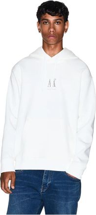 A|X Armani Exchange Hoodie - Heren - Hoodies - Wit - XL - Katoen - Hoodies & sweatvesten