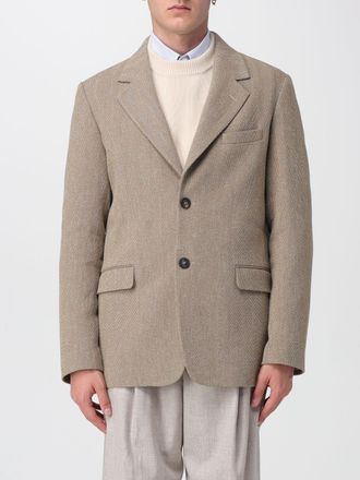 Golden Goose Blazer Golden Goose in misto lino e cotone chevron