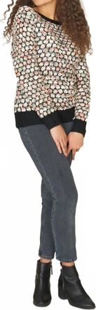 Papillon Boucle Crew Sweater In Multi