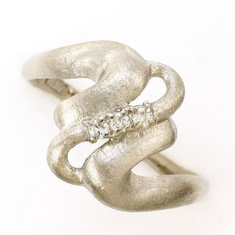 C&A White Gold White Gold (14K) Band Ring (Pre-Owned)