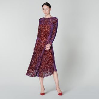 L.k. Bennett Womens Bloomsbur Dress, Pink - Size 16 UK