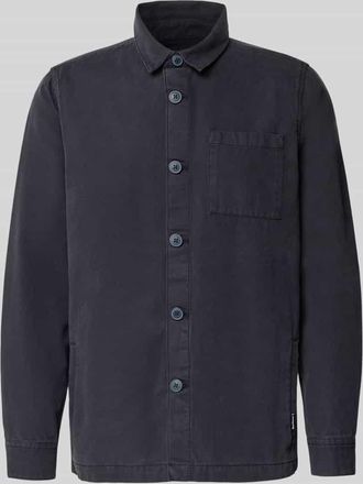 Barbour Regular Fit Hemdjacke aus reiner Baumwolle in Marine, Gr&ouml;&szlig;e XXXL