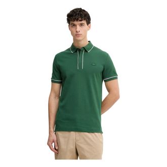 Lacoste Heren, Tops, Groen, Maat: XL Piqu&eacute;