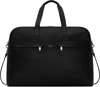 Saint Laurent maxi top-handle duffel bag - men - Lambskin - One Size - Black