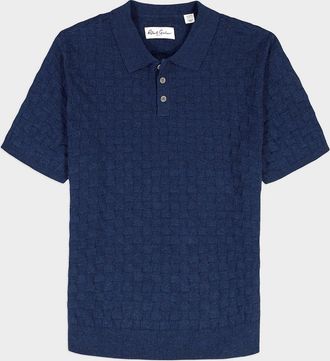Robert Graham Men & apos;s Hampson Basketweave Polo Sweater