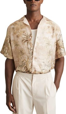 Reiss Yoshi Jungle Placement Shirt