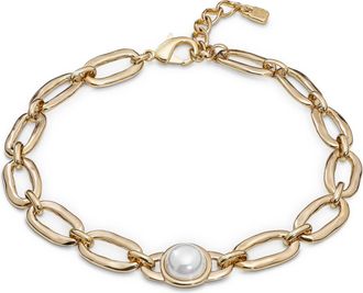 UNOde50 Pearl Center Link Necklace