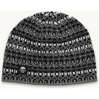 Turtle Fur Franz Merino Wool Beanie in Franz Black at Nordstrom