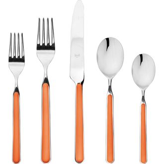 Mepra Fantasia Flatware Set - 20 Pieces in Carrot at Nordstrom