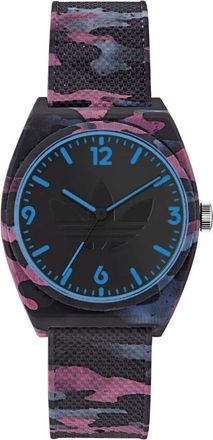 adidas Adidas Mens Originals Street Project Two Black Dial Watch