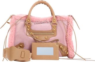 Balenciaga City Bag S - Dames - Tassen - Roze - Maat: ONE Size Leer