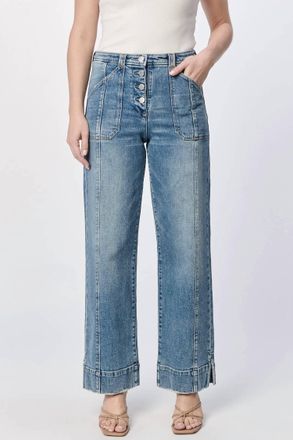 Dear John Denim Holly Straight Leg Jeans In Vintage Flow