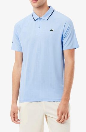 Lacoste Tennis Performance Slim Fit Polo in Hbp Pastel Blue at Nordstrom, Size 3