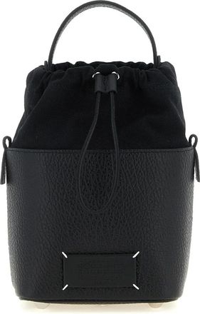 Maison Margiela 5AC Bucket Small - Dames - Schoudertassen - Zwart - ONE Size - Leer - Tassen