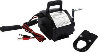 OEM Cabrestante El&eacute;ctrico, 12 V, Motor De 300 W, Capacidad De Tracci&oacute;n Nominal De 2000 Lb, Capacidad De Carga De 6000 Lb, Cable De Acero De 9,2 M