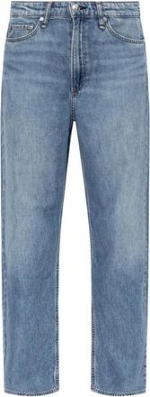 Rag & Bone Logan Jeans - Dames - Regular Fit Jeans - Blauw - W28 - Katoen - Jeans
