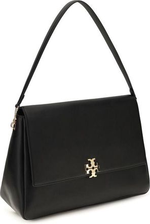 Tory Burch Womens Black Calf Leather Bos Taurus Shoulder Bag