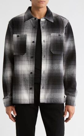 Buffalo Jeano Plaid Shirt Jacket in Black Plaid at Nordstrom Rack, Size X-Large