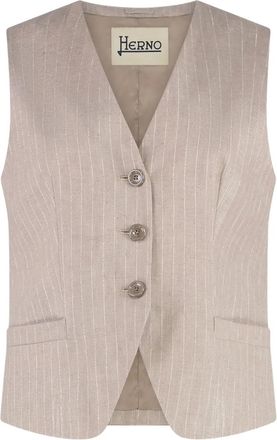 Herno Gilet gessato - Toni neutri