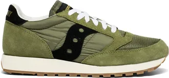 Saucony Mens Jazz Original Vintage Sneaker, Olive Black, 9.5 UK