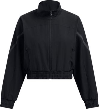 Under Armour Dames-top met trechterhals en lange mouwen (Zwart)
