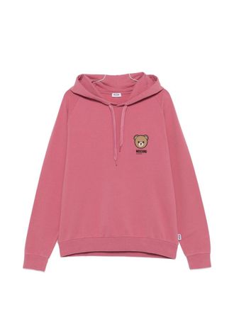 Moschino Relaxed Fit Hoodie with Teddy Bear Graphic