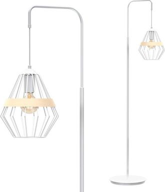 Milagro Lámpara de pie cliff white 1xE27