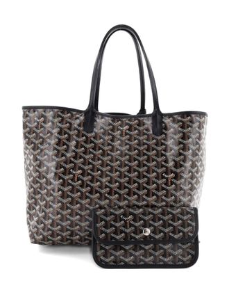 Goyard Saint Louis Coated Canvas PM tote bag - women - Fabric - One Size - Black