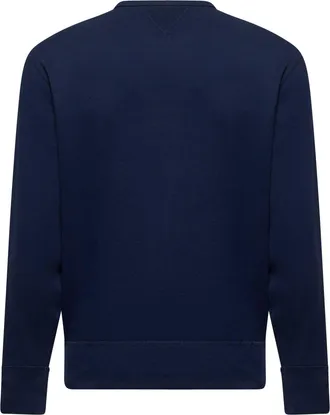 Polo Ralph Lauren Mens Sweatshirt Cotton-Blend Blue Sweatshirts Sweater