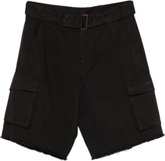 Laneus Belted Pocket Cargo Shorts