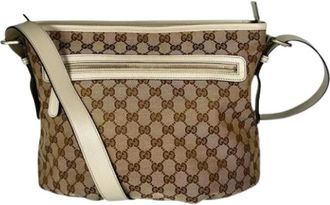 Gucci Pre-owned Borsa a Spalla GG - - Pre-owned - Donna - Beige - ONE SIZE