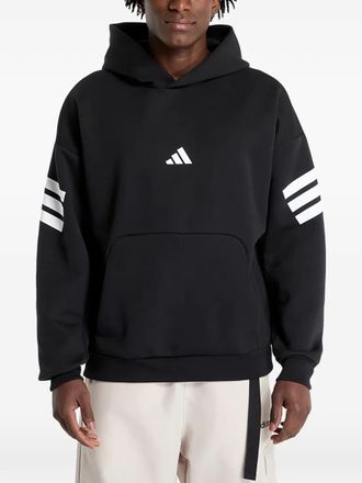 adidas 3-Stripes future icons hoodie - men - Recycled Polyester/Cotton - XXXL - Black