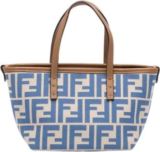 Fendi Pre-owned Satchel - Dames - Vintage Shopper - Blauw - ONE Size - Vintage