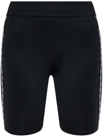 Michael Michael Kors side-logo biker shorts - women - Recycled Nylon/Elastane - M - Black