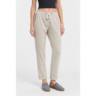 Brunello Cucinelli Womens Light Beige Cotton Trousers, Size XL