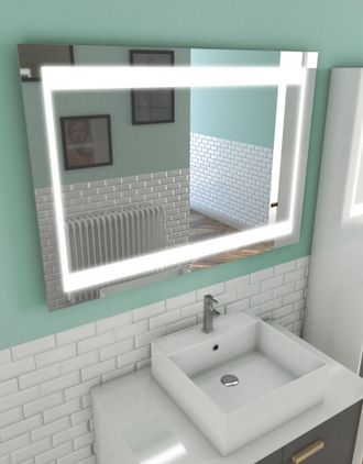 Aurlane Espejo C/luz Led Retroiluminado Chronos 100x70cm