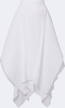 J.W.Anderson Falda midi asim&eacute;trica plisada