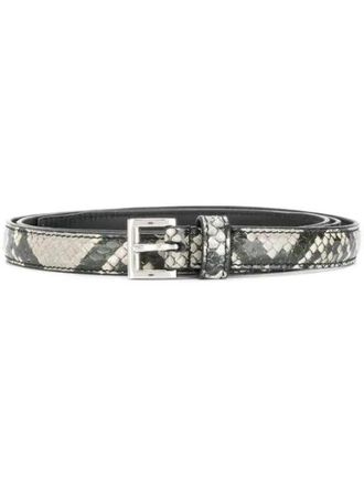Prada Multicolor Animal Print Buckle Belt