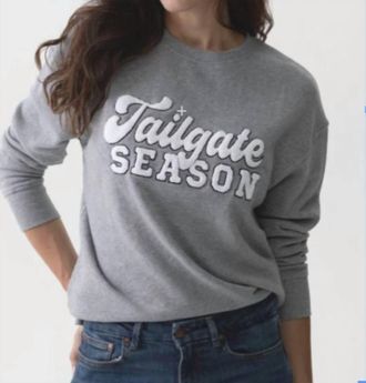 Shiraleah Tailgate Sweatshirt In Grey