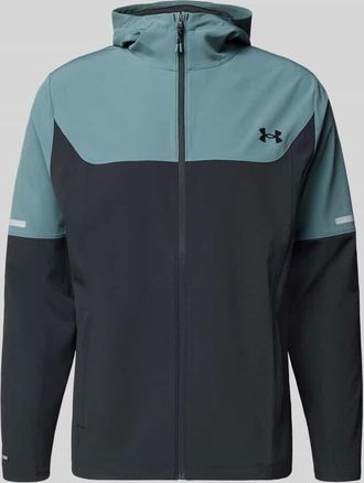 Under Armour Funktionsjacke mit Logo und Eingrifftaschen in Black, Größe XXL