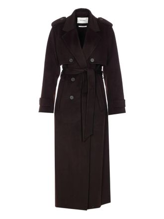 IVY OAK Charlotte Ann coat - women - Wool - L - Brown