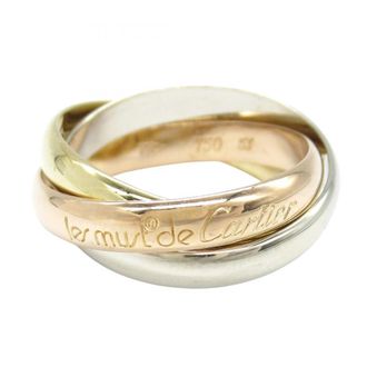 Cartier Gold Silver Yellow Gold (18K) Pink Gold (18K) White Gold (18K) Band Ring (Pre-Owned)