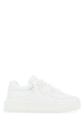 Valentino Garavani White Lace Up Sneakers