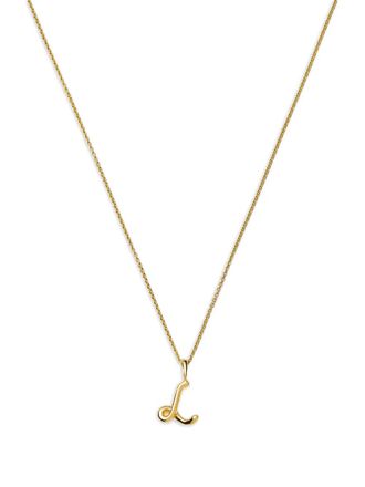 Missoma Halsketting met letter L hanger - Goud