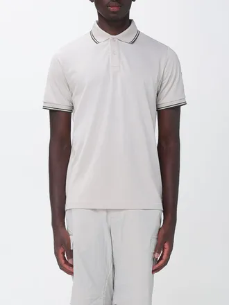 Save The Duck Polo in jersey a maniche corte con logo a contrasto