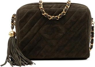 Chanel Pre-owned Chain Shoulder Bag - Dames - Vintage Schoudertas - Groen - ONE Size - Vintage