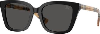 Burberry BE4487 416187 Womens Sunglasses Black Size 52