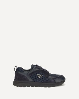 Prada Prax leather and fabric Sneakers Male 8.5