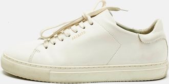 Axel Arigato White Leather Clean 90 Lace Up Sneakers